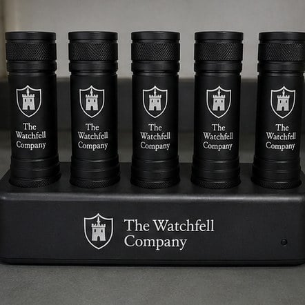 Customized flashlights for security, facilities and night patrol