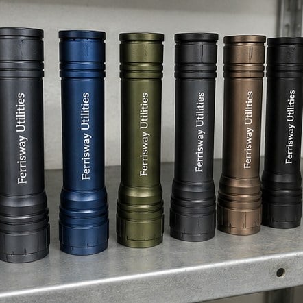 Customized flashlights for utilities, linesmen and field engineering