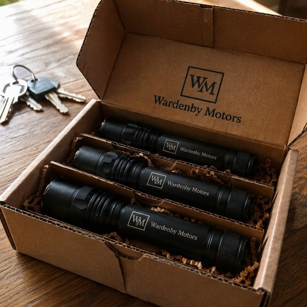 Personalized flashlights — customer photo